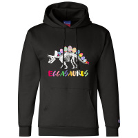 Funny Eggasaurus Stegosaurus Egg Dinosaur Happy Easter Day Champion Hoodie | Artistshot