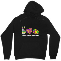 Peace Love King Cake Funny Mardi Gras Party Carnival Gift Day Gift Unisex Hoodie | Artistshot