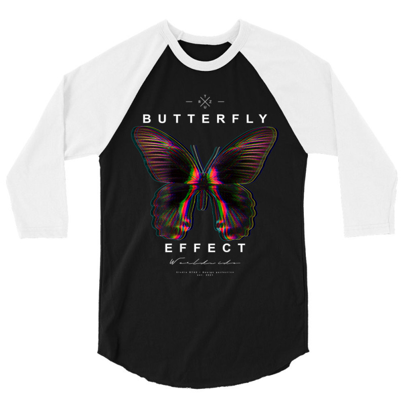 Butterfly Effect Summer Man Woman, Elegant Streetwear 3/4 Sleeve Shirt by AntoineDesign | Artistshot