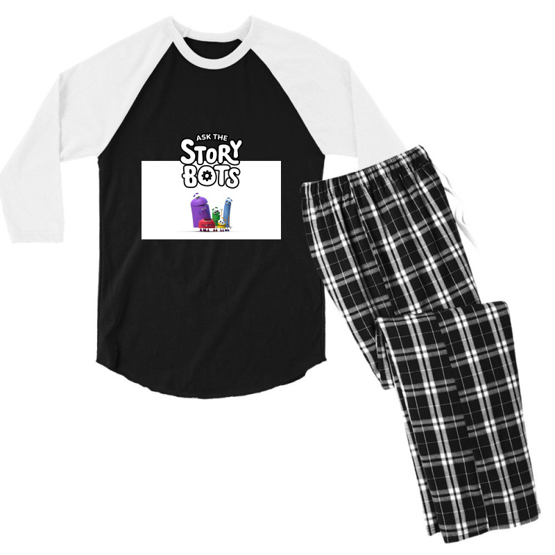 Ask The Storybots Men's 3/4 Sleeve Pajama Set by yaukhti | Artistshot