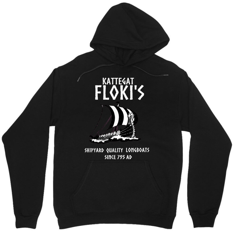 Kattegat Floki's Shipyard Longboat Funny Viking Gift T Shirt Unisex Hoodie | Artistshot