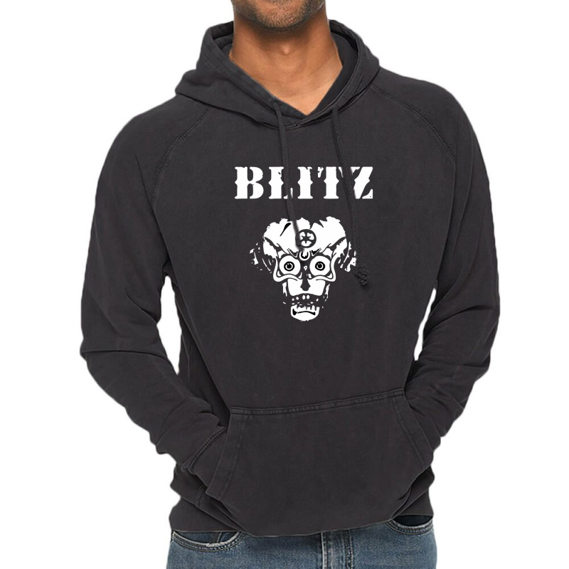 Blitz White Vintage Hoodie by rahmat1708 | Artistshot