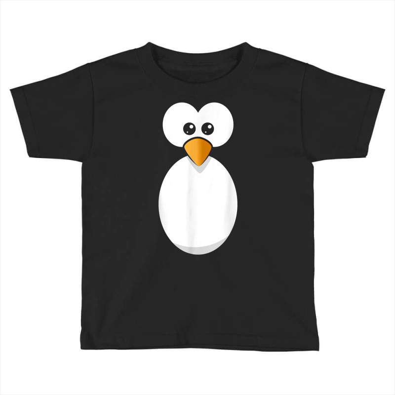 Funny Penguin Face Design Or Easy Costume Black Penguin T Shirt Toddler T-shirt | Artistshot