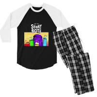 Ask The Storybots Men's 3/4 Sleeve Pajama Set | Artistshot