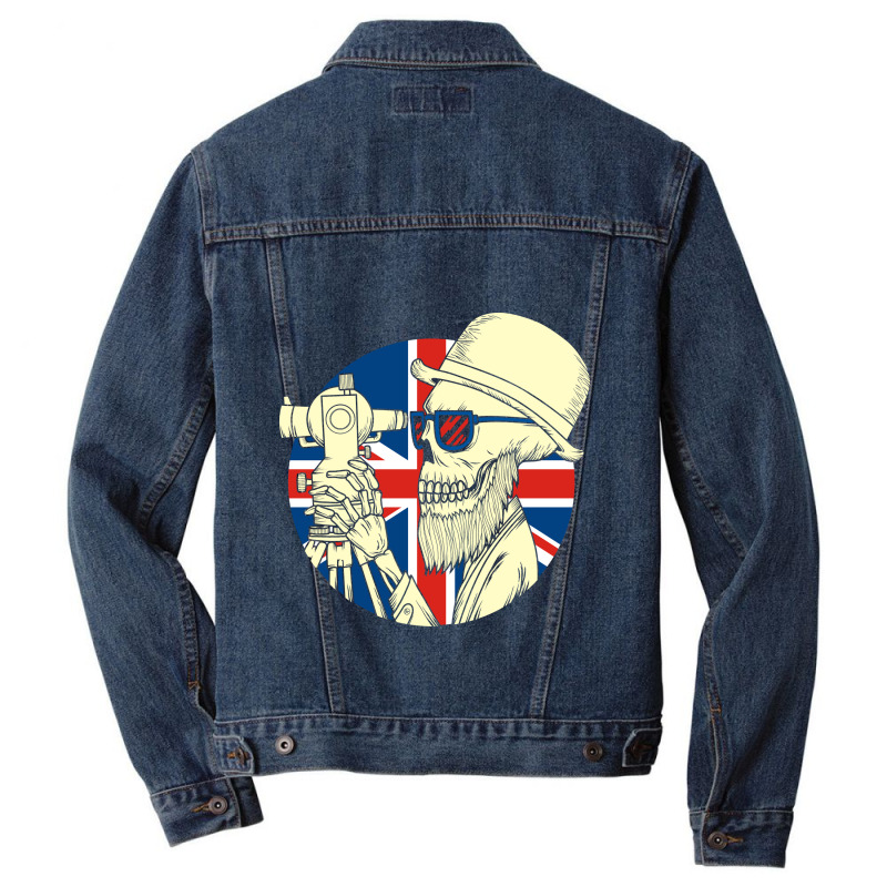 British Surveyor Men Denim Jacket by azmth | Artistshot