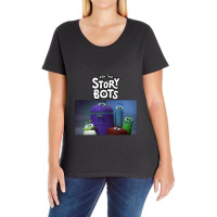 Ask The Storybots Ladies Curvy T-shirt | Artistshot