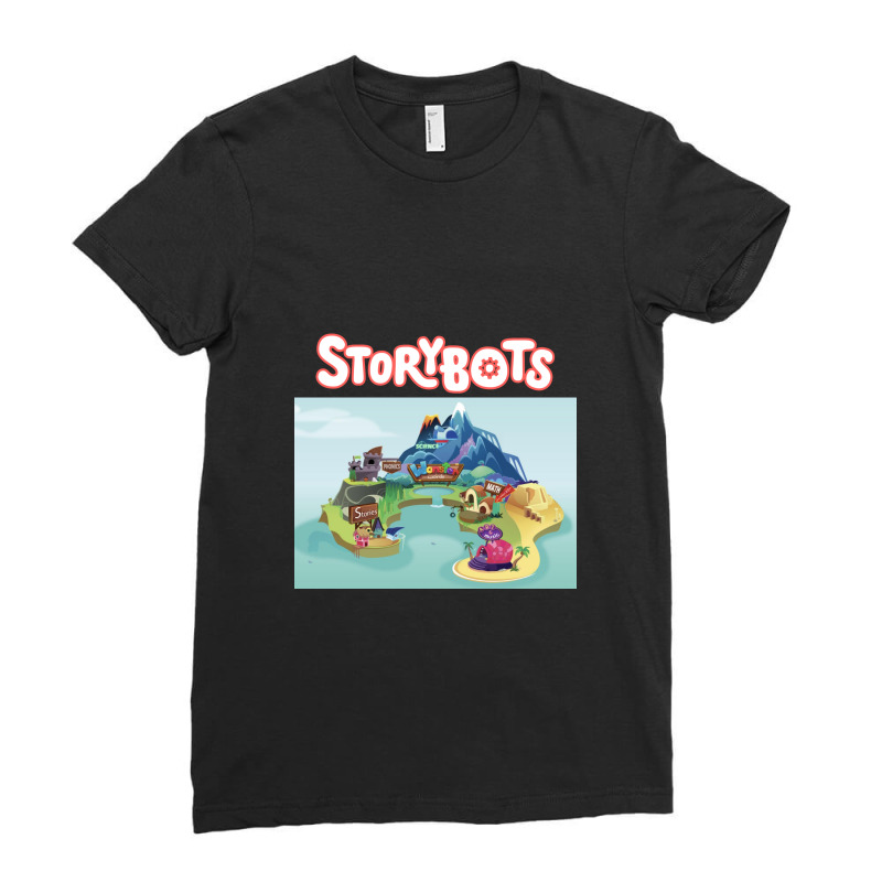 Ask The Storybots Ladies Fitted T-Shirt by yaukhti | Artistshot