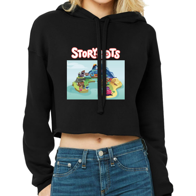 Ask The Storybots Cropped Hoodie by yaukhti | Artistshot