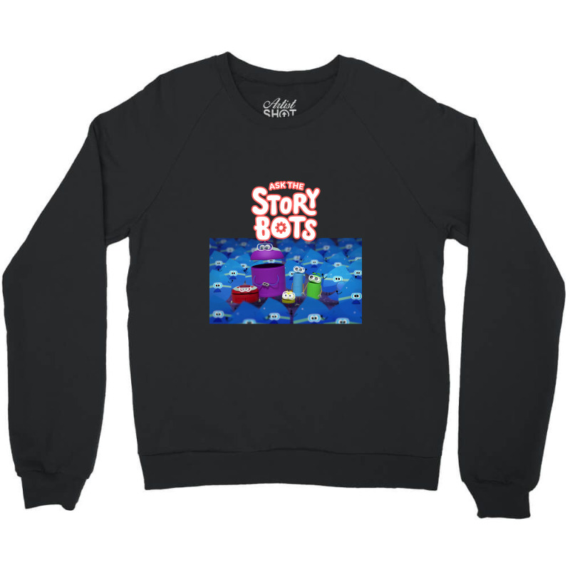 Ask The Storybots Crewneck Sweatshirt by yaukhti | Artistshot