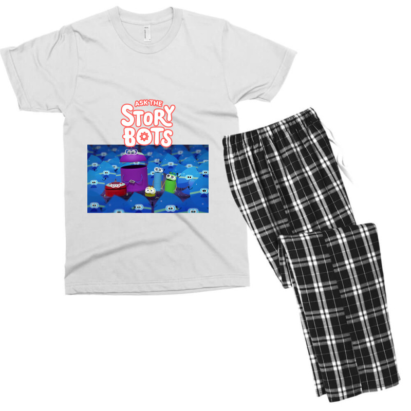 Ask The Storybots Men's T-shirt Pajama Set by yaukhti | Artistshot