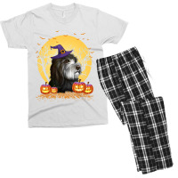 Holiday 365 Halloween Catalan Sheepdog Dog Pumpkin Men's T-shirt Pajama Set | Artistshot