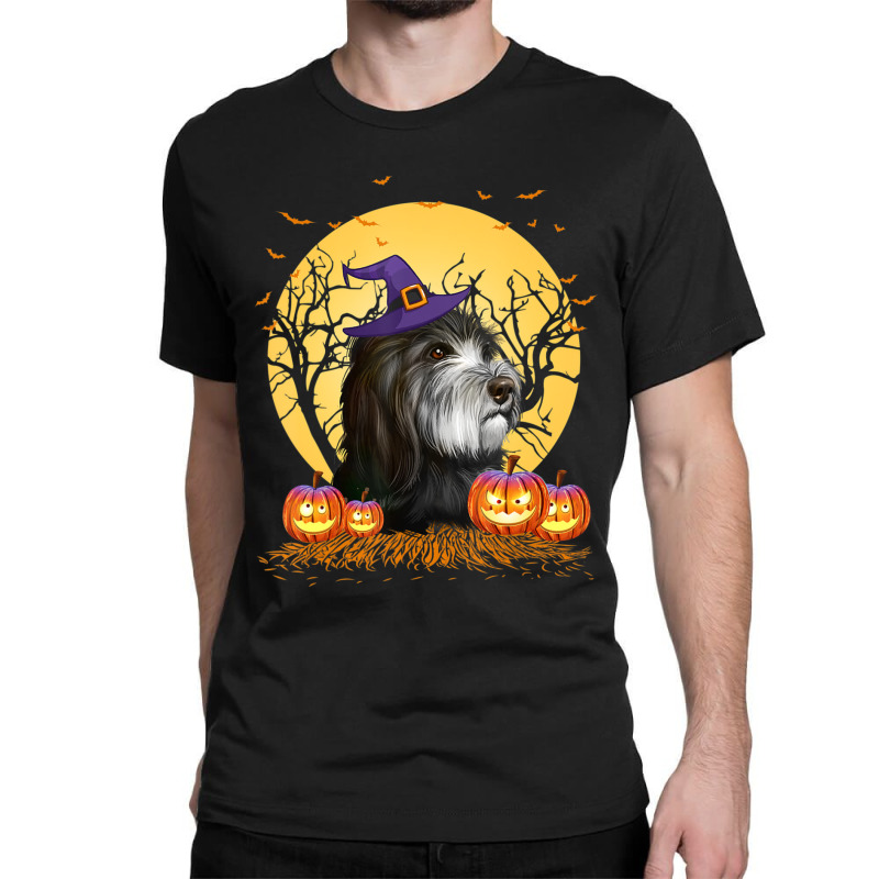 Holiday 365 Halloween Catalan Sheepdog Dog Pumpkin Classic T-shirt by kaeskapper3 | Artistshot