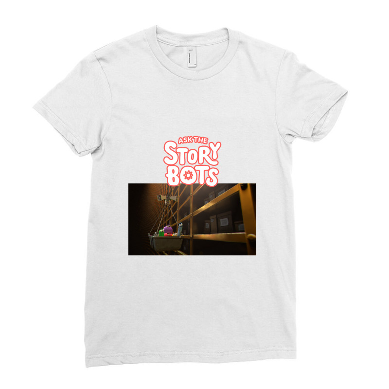 Ask The Storybots Ladies Fitted T-Shirt by yaukhti | Artistshot