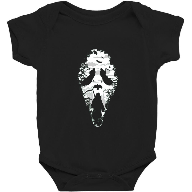 Scream Reaper Mask Baby Bodysuit by suapinnasi | Artistshot