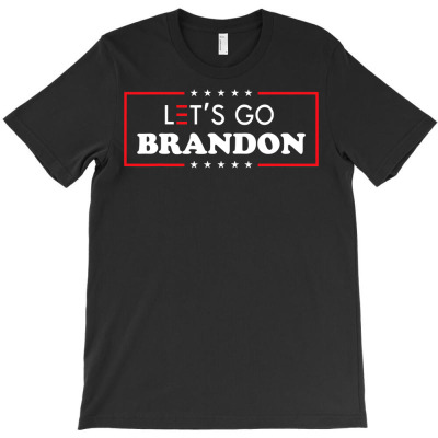 Let's Go Brandon  Anti Liberal Us Flag T Shirt T-shirt Designed By Fricke