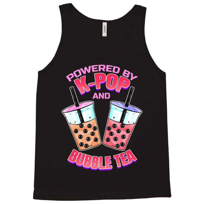 Bubble Tea Boba K Pop Music Lover Korean Milk Anime Tank Top | Artistshot