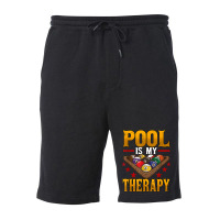 Mens Pool Is My Therapy Billiards Player Snooker T Shirt Fleece Short | Artistshot