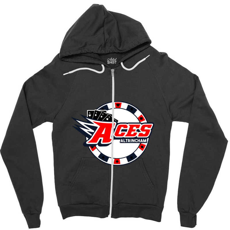 Altrincham Aces Zipper Hoodie | Artistshot