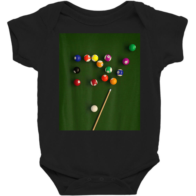 Snooker Billiards Table T Shirt Baby Bodysuit | Artistshot