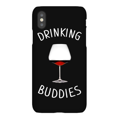 Drinking Buddies Wine Wide Glasses Iphonex Case Designed By Artees Artwork