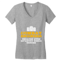 Combat Engineer   Engineer Gifts   Army Engineering T Shirt Women's V-neck T-shirt | Artistshot