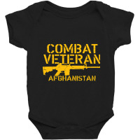 Combat Veteran Afghanistan T Baby Bodysuit | Artistshot