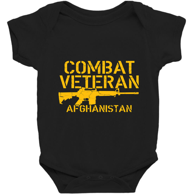 Combat Veteran Afghanistan T Baby Bodysuit by TimothyMears89 | Artistshot