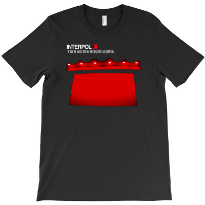 Interpol Turn On The Bright Lights T-shirt Designed By Gery Simanjuntak