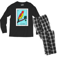 El Pajaro Lottery Card Gift The Bird Card Mexican Lottery T Shirt Men's Long Sleeve Pajama Set | Artistshot