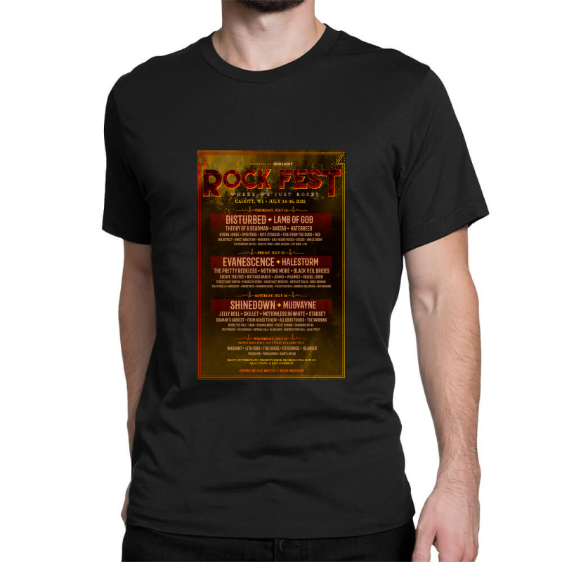 Rockfest Classic T-shirt by kingranger840404 | Artistshot