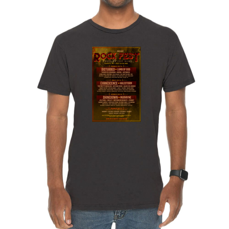 Rockfest Vintage T-Shirt by kingranger840404 | Artistshot