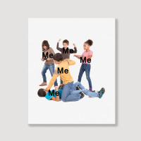 Meme Aesthetic Portrait Canvas Print | Artistshot