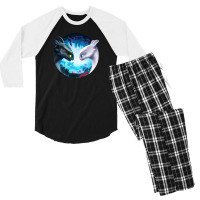 Toothless And Light Fury Men's 3/4 Sleeve Pajama Set | Artistshot