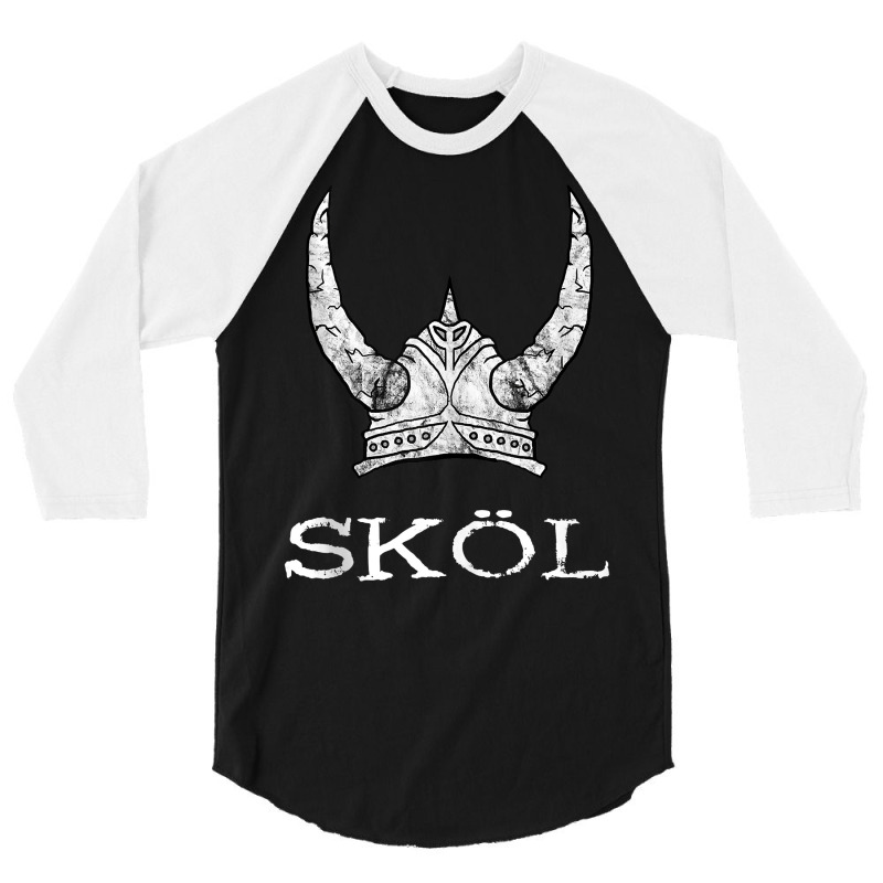 Skol Viking Helmet Nordic Scandinavian Norse Mythology Tank Top 3/4 Sleeve Shirt | Artistshot