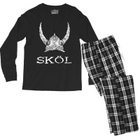 Skol Viking Helmet Nordic Scandinavian Norse Mythology Tank Top Men's Long Sleeve Pajama Set | Artistshot