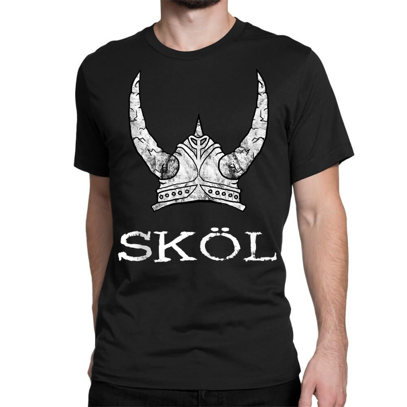 Skol Viking Helmet Nordic Scandinavian Norse Mythology Tank Top Classic T-shirt | Artistshot