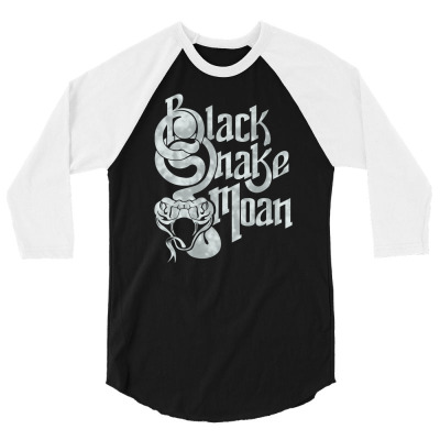 Black Snake Moan 3/4 Sleeve Shirt Designed By Buckstore