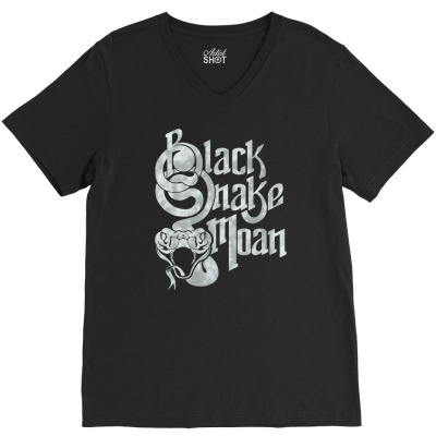 Black Snake Moan V-neck Tee Designed By Buckstore