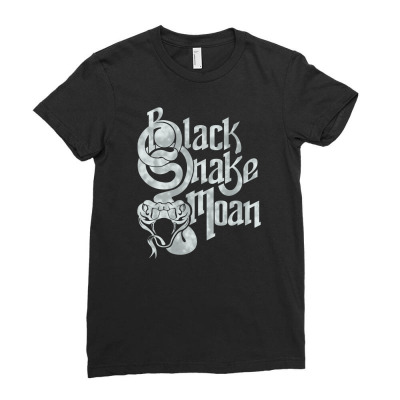 Black Snake Moan Ladies Fitted T-shirt Designed By Buckstore