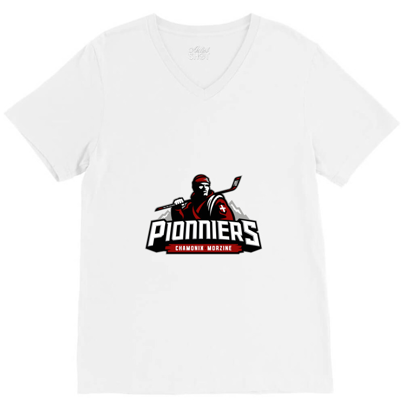 Pionniers De Chamonix Mont Blanc V-neck Tee | Artistshot