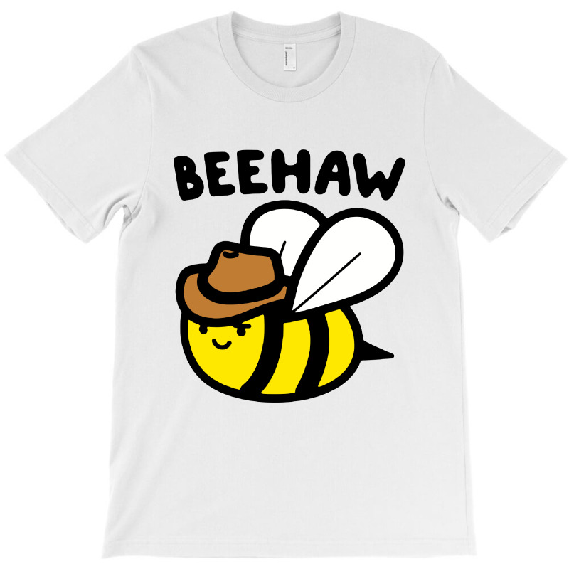 Custom Beehaw Cowboy Bee T-shirt By 