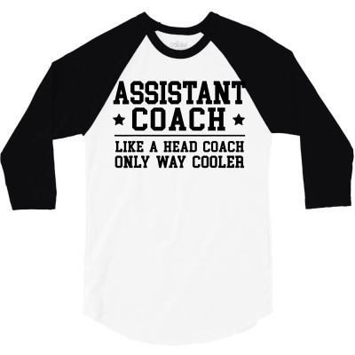 Assistant Coach 3/4 Sleeve Shirt Designed By Allstar