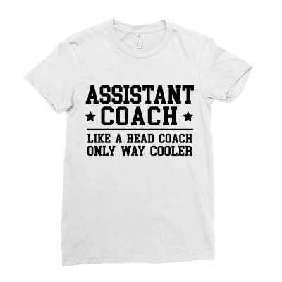 Assistant Coach Ladies Fitted T-shirt Designed By Allstar