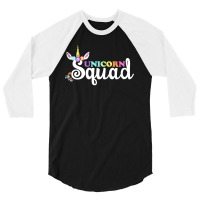 Unicorn Squad 3/4 Sleeve Shirt | Artistshot