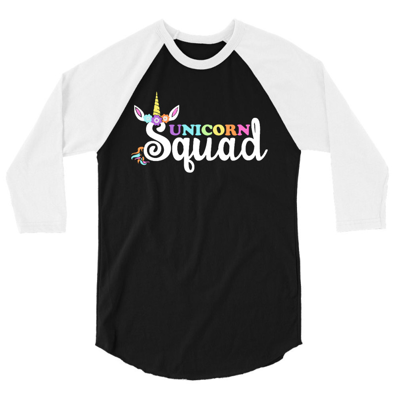 Unicorn Squad 3/4 Sleeve Shirt | Artistshot