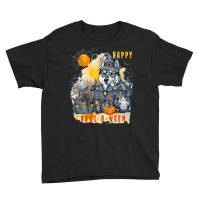 Siberian Husky Halloween T  Shirt Siberian Husky Happy Howl O Ween Gho Youth Tee | Artistshot