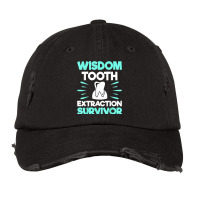 Wisdom Tooth Extraction Survivor  Dentist Dental Hygienist Vintage Cap | Artistshot