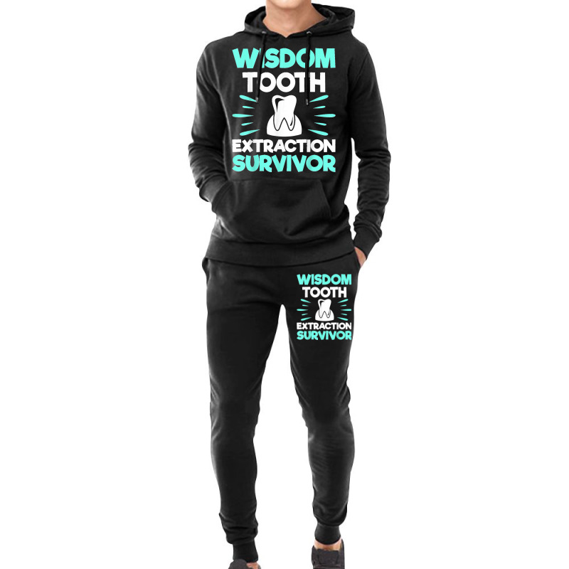 Wisdom Tooth Extraction Survivor  Dentist Dental Hygienist Hoodie & Jogger Set | Artistshot