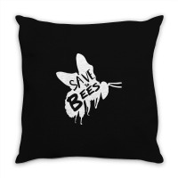 Save The Bees Throw Pillow | Artistshot