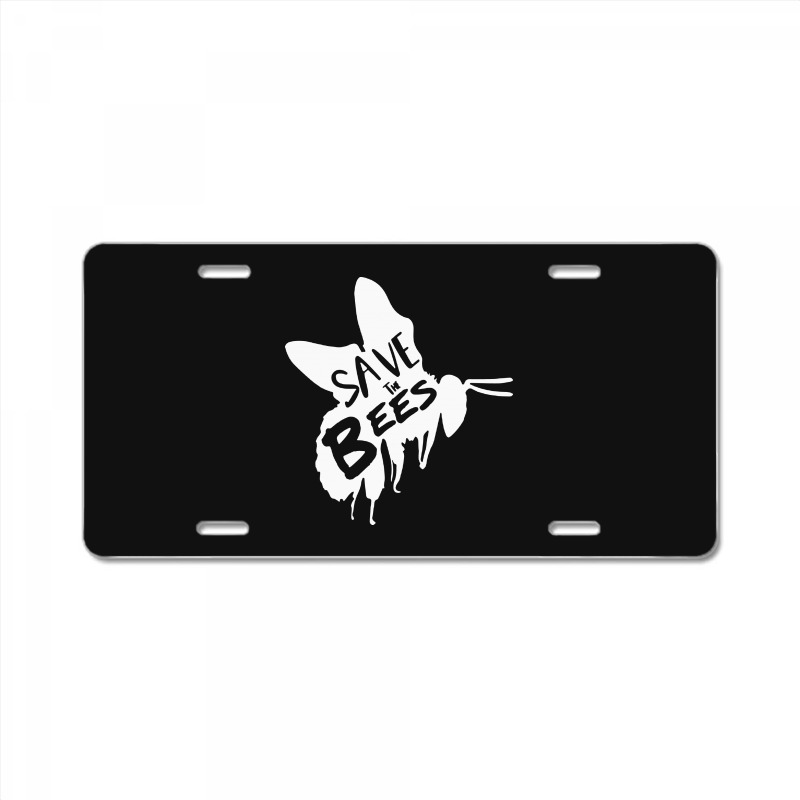 Save The Bees License Plate | Artistshot